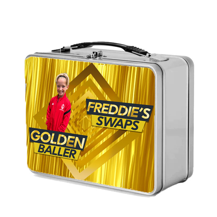 Custom Football Card Swaps Tin