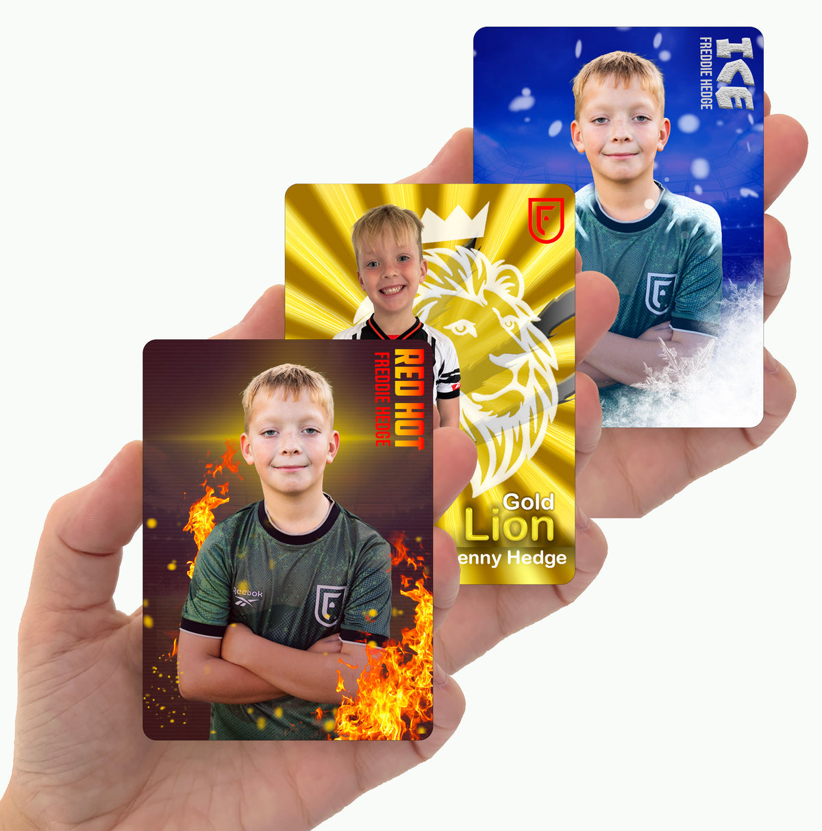 Custom Metal Football Card