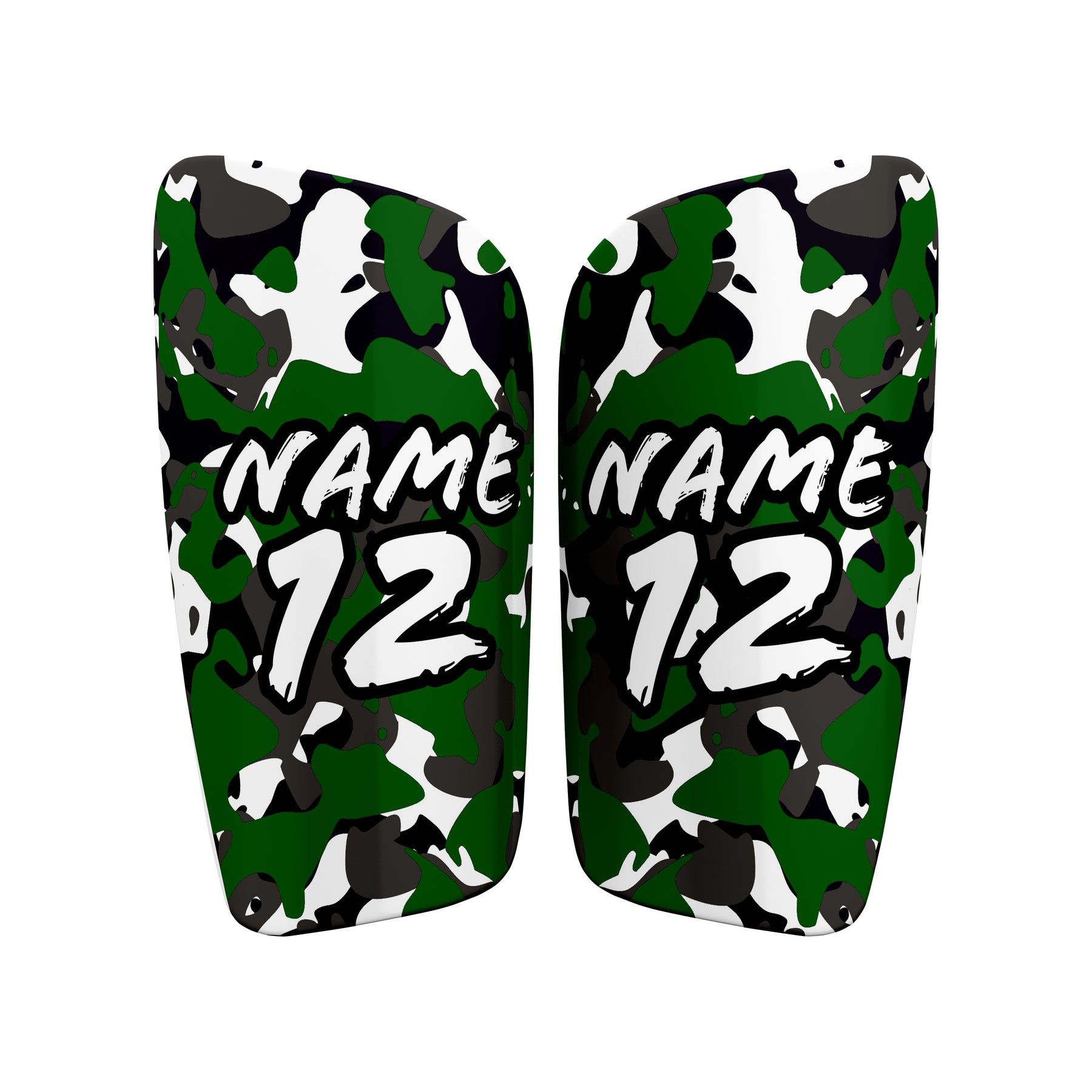 Camo Plain Custom Shin Pads