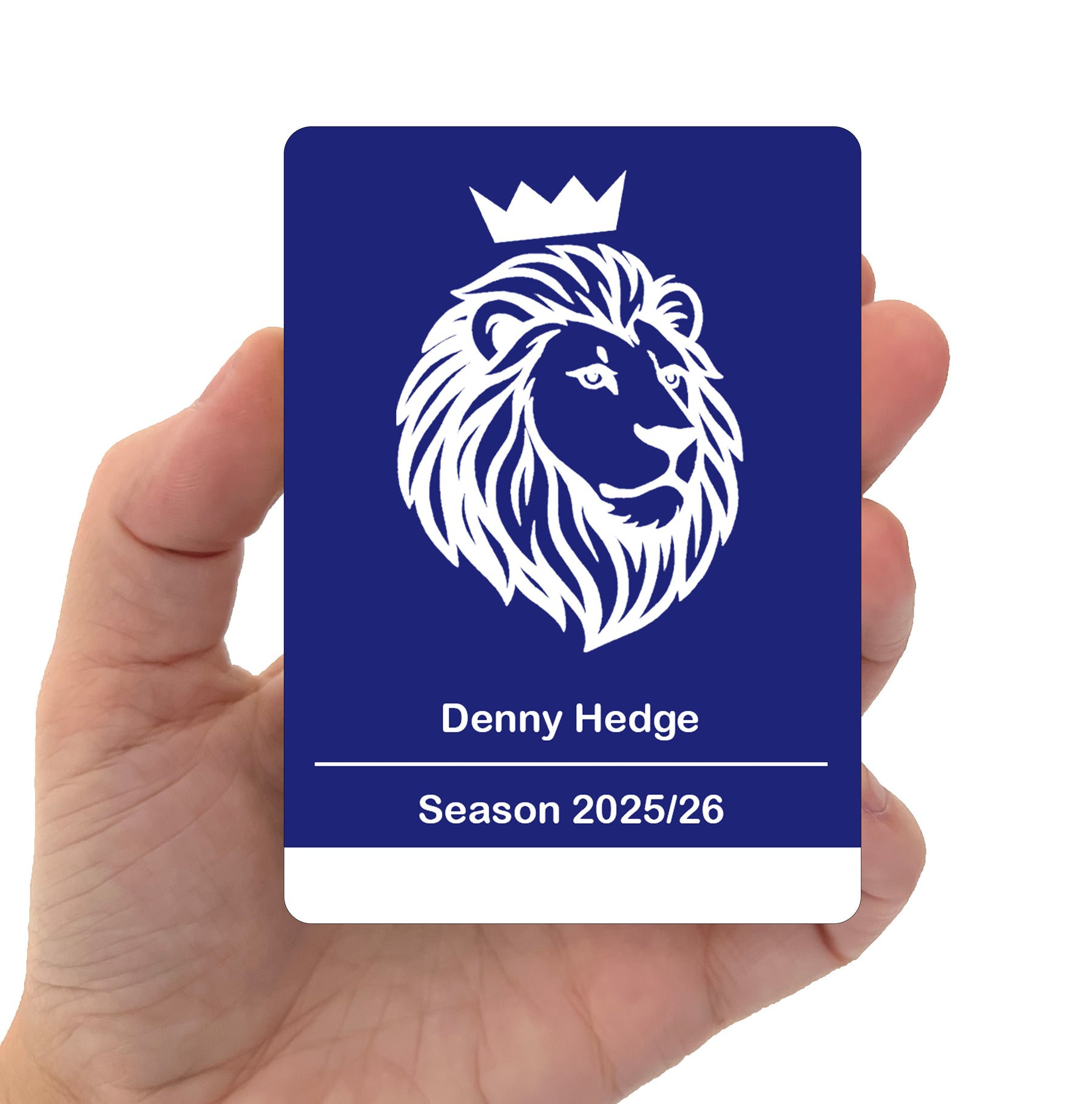 Custom Metal Football Card