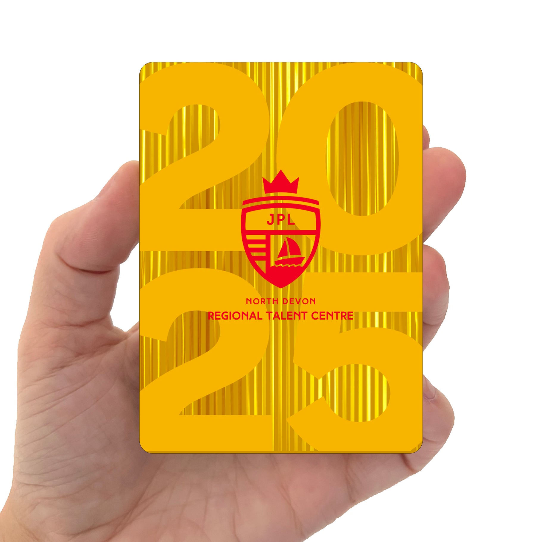 Custom Metal Football Card