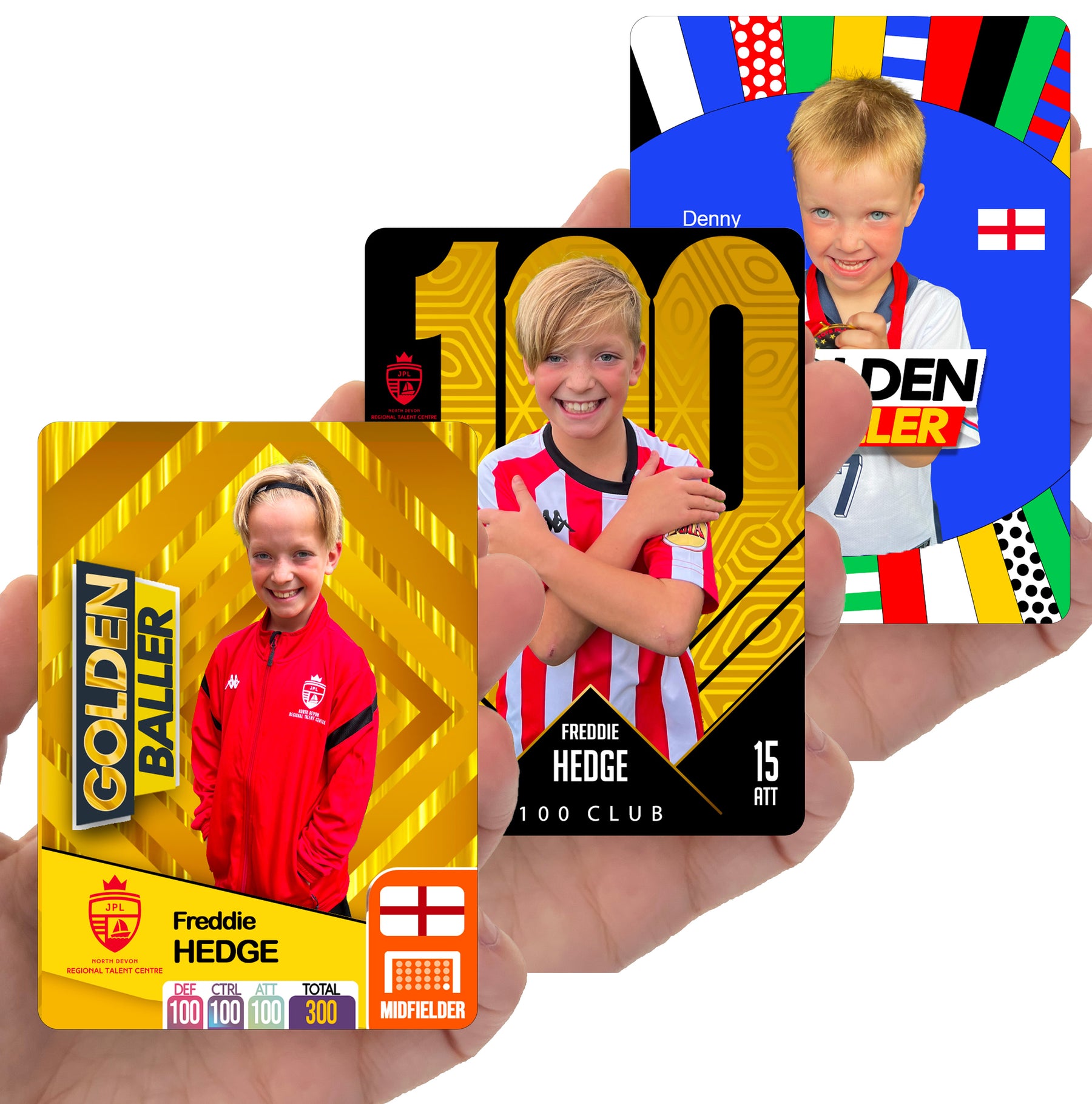 Custom Metal Football Card