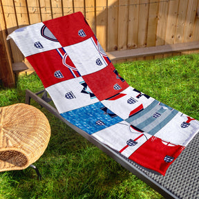 England - Kit Montage - Beach Towel - 150cm x 75cm