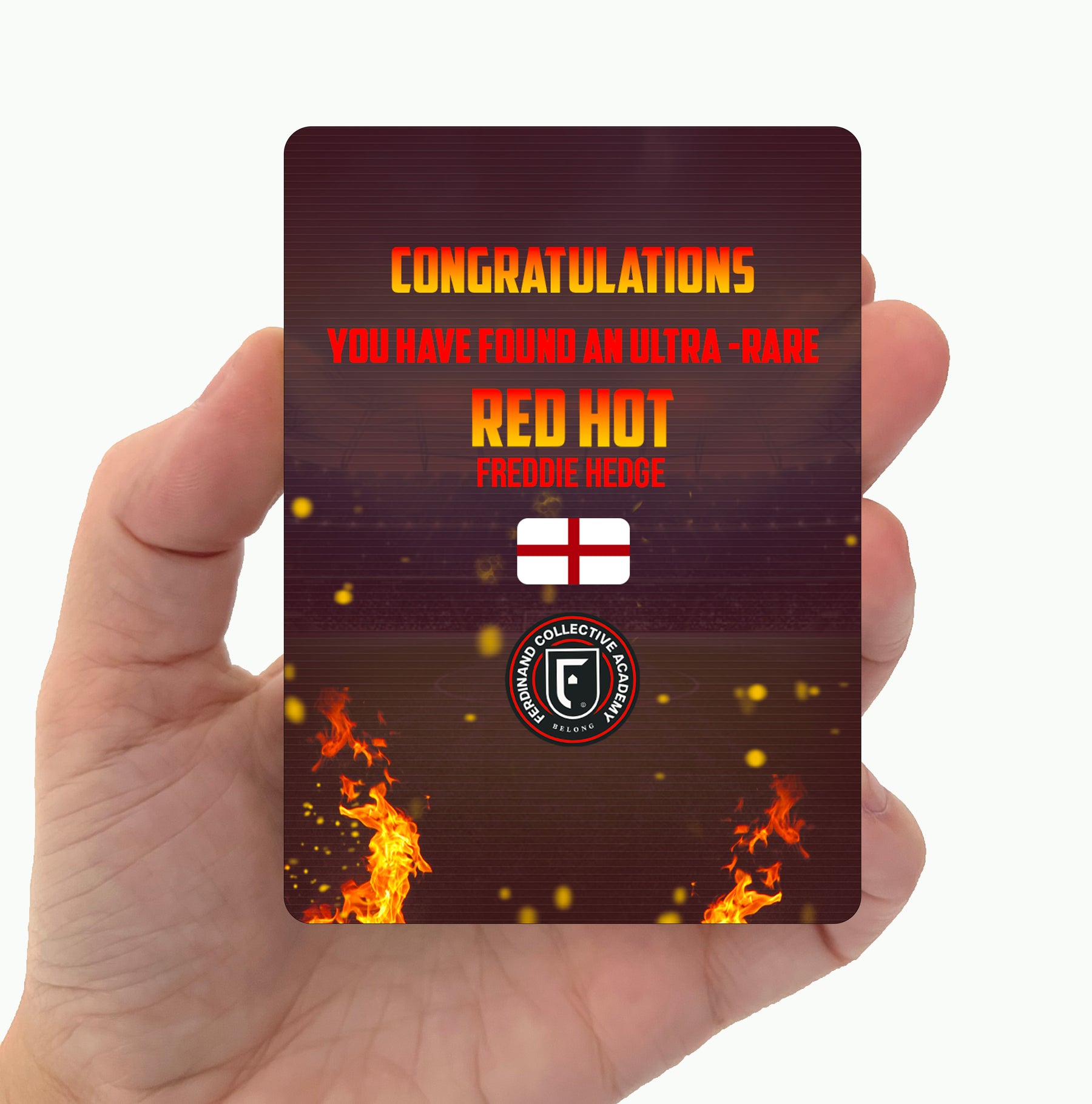 Custom Metal Football Card