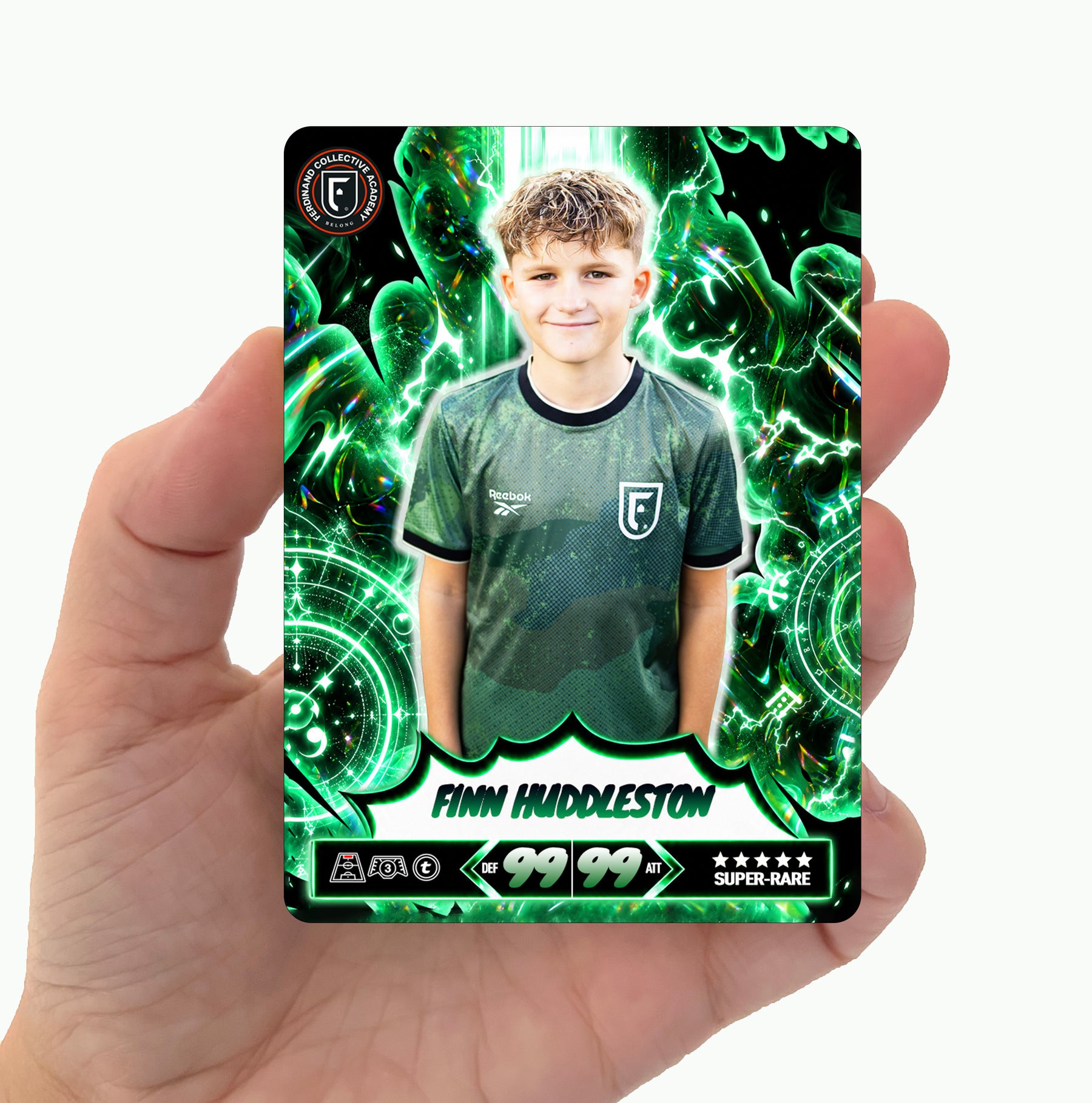 Custom Metal Football Card