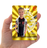 Custom Metal Football Card