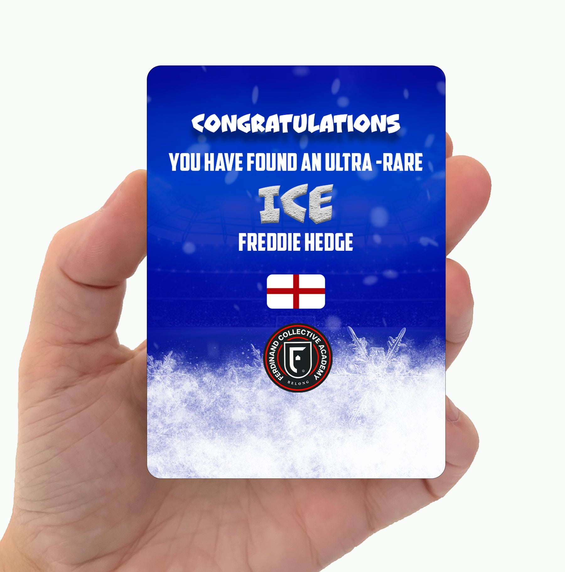 Custom Metal Football Card