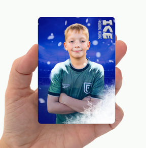 Custom Metal Football Card