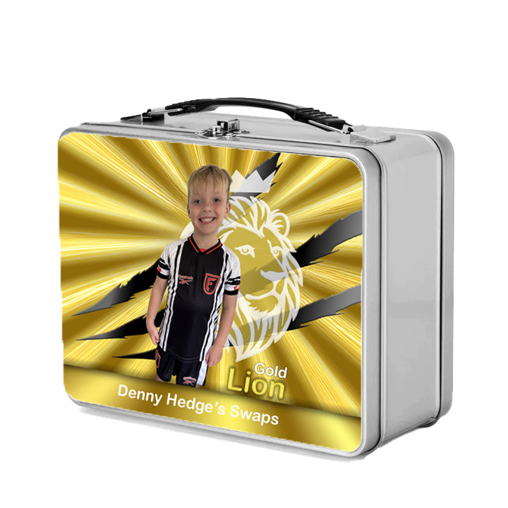 Custom Football Card Swaps Tin