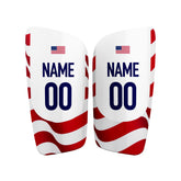 America Soccer Jersey Shin Guards