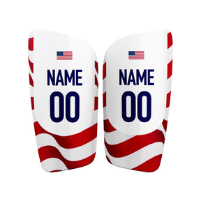 America Soccer Jersey Shin Guards
