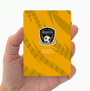 Custom Metal Football Card