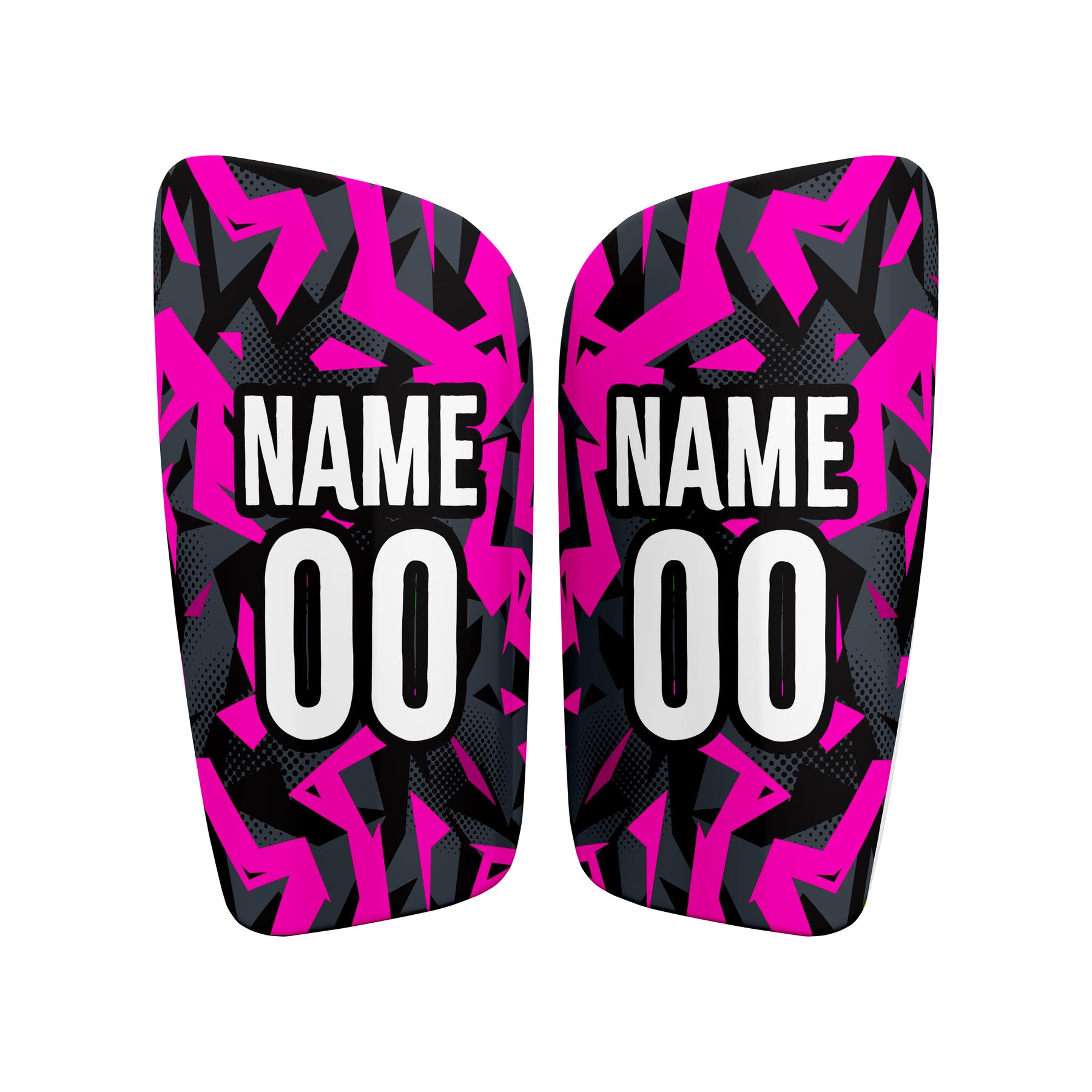 Abstract Plain Custom Shin Pads