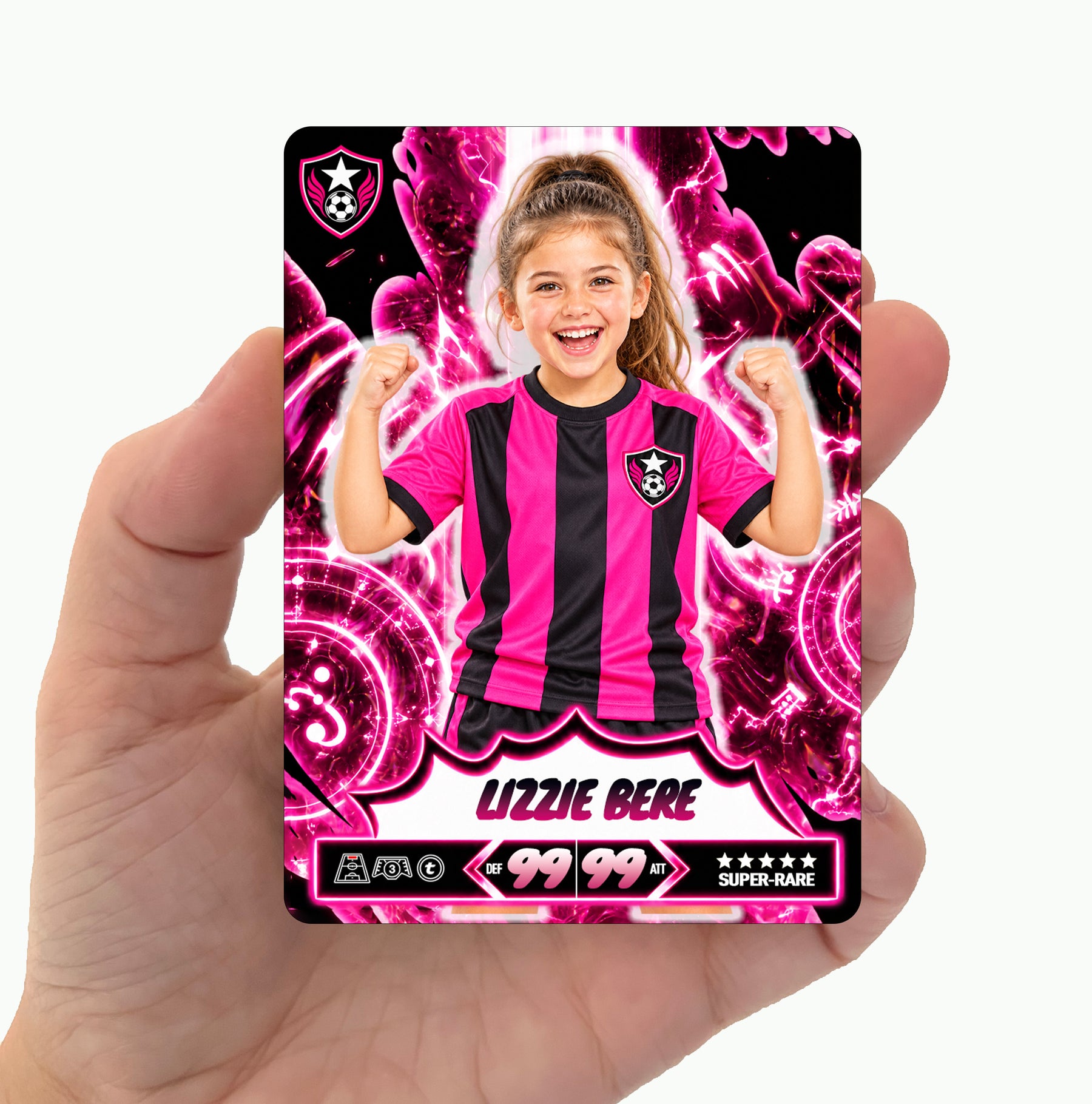Custom Metal Football Card