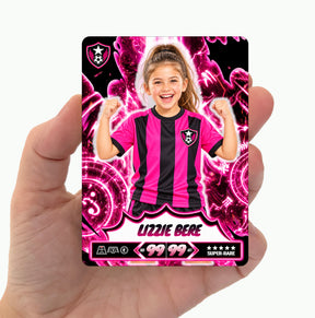 Custom Metal Football Card