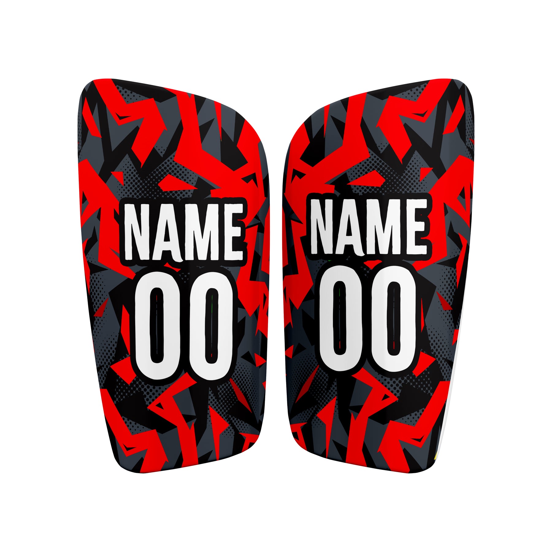 Abstract Plain Custom Shin Pads