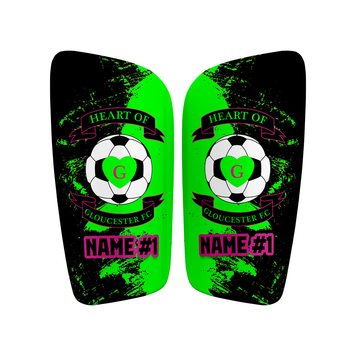 Heart of Gloucester Shin Pads - Name/Number