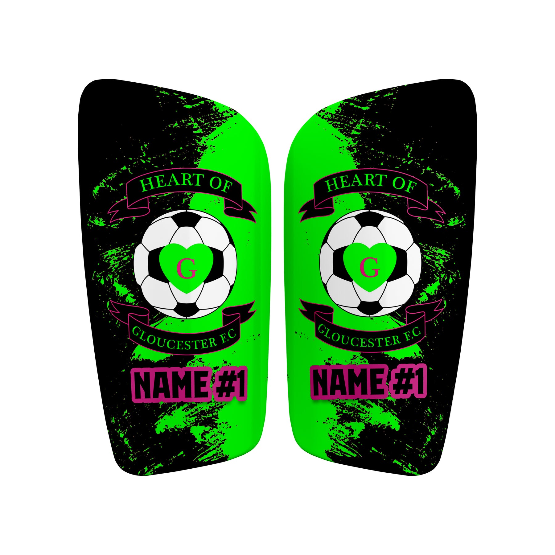 Heart of Gloucester Shin Pads - Name/Number